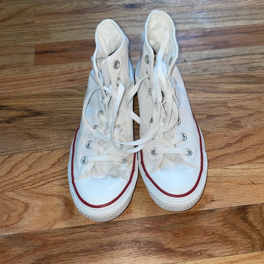 white high top converse